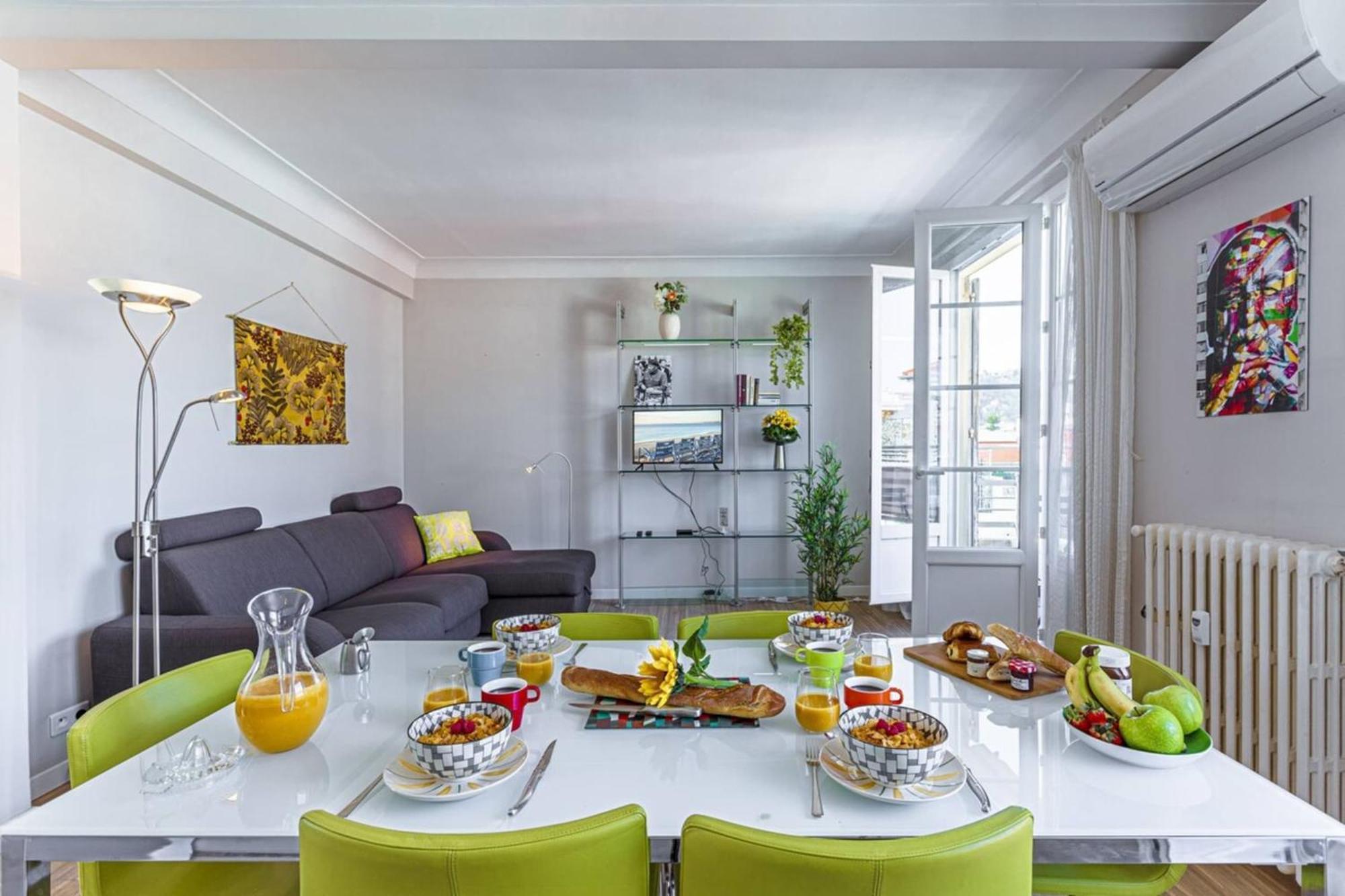 Berlioz 1 - City Center 2 Rooms - Last Floor Nizza Esterno foto